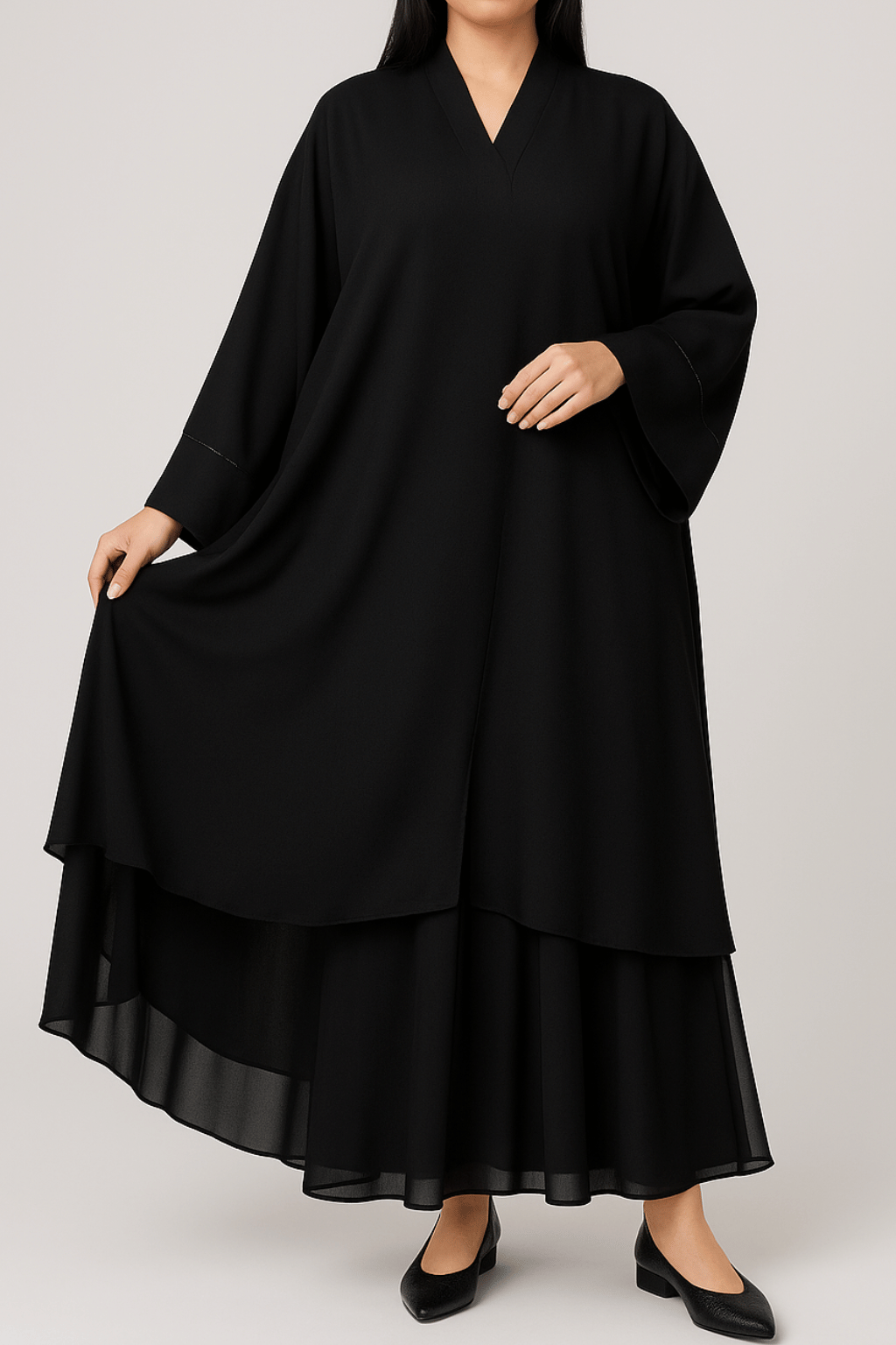 عباية صيفية سوداء Kayan